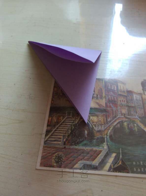 千纸鹤 折纸方法 第3步