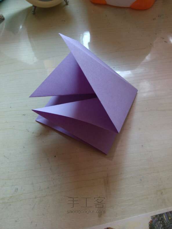 千纸鹤 折纸方法 第5步