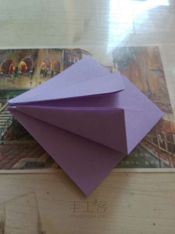 千纸鹤 折纸方法 第6步