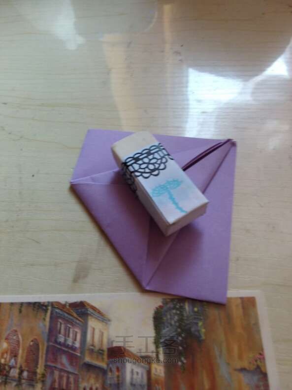 千纸鹤 折纸方法 第7步