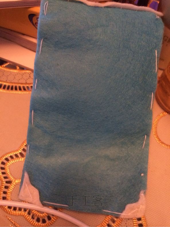 DIY不织布 手工教程 第2步