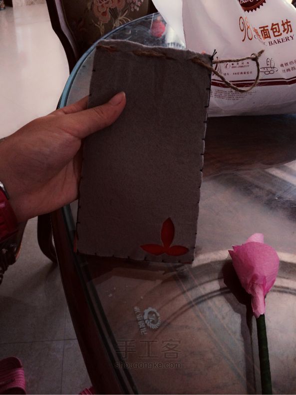 DIY不织布 手工教程 第4步