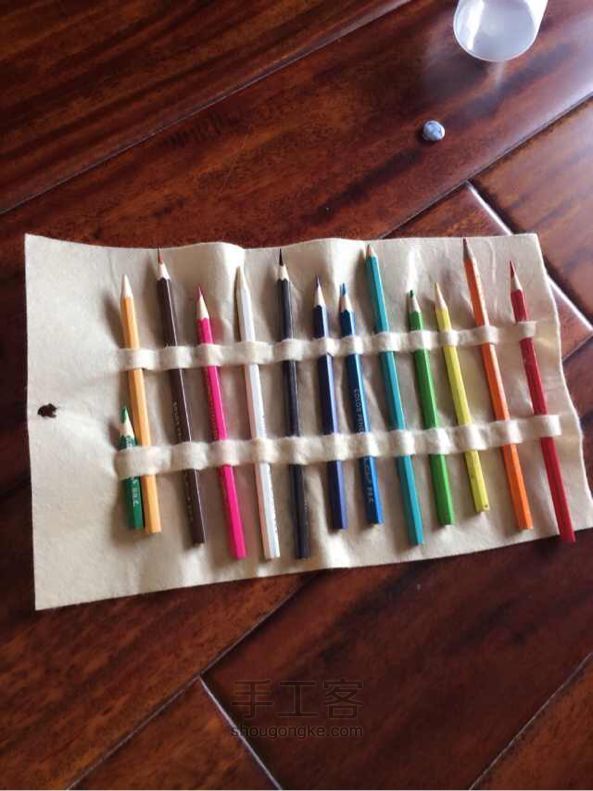 DIY不织布 手工教程 第8步