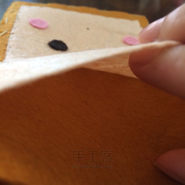 DIY不织布 手工教程 第13步