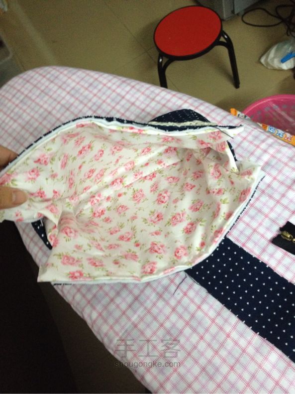 化妆包 布艺diy手工教程 第8步