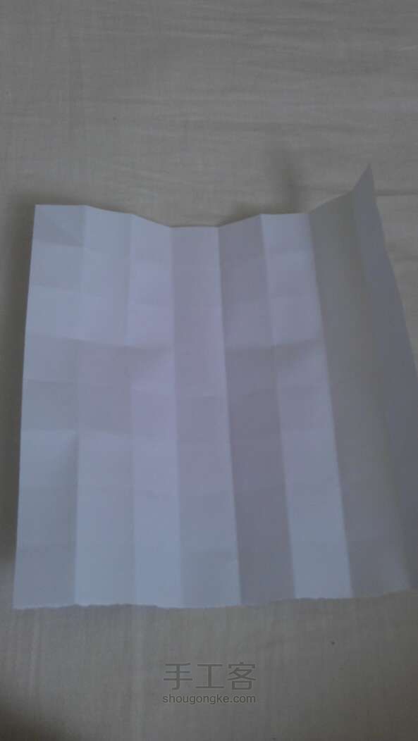 阳光小孩 折纸方法 第3步