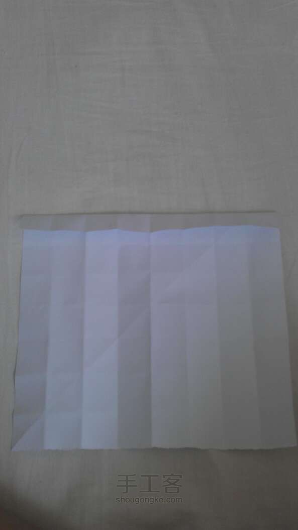 阳光小孩 折纸方法 第4步