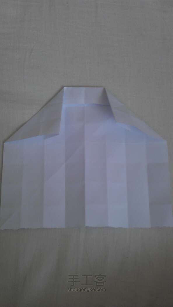 阳光小孩 折纸方法 第5步