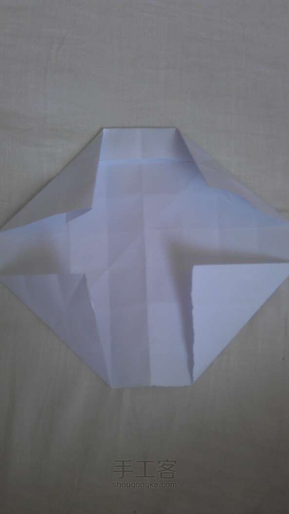 阳光小孩 折纸方法 第6步