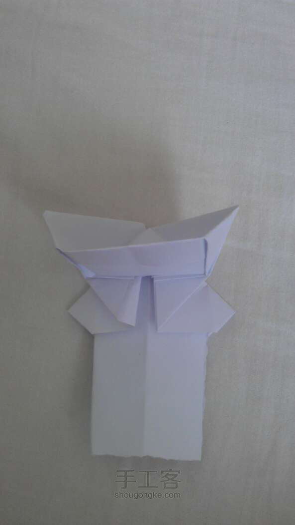 阳光小孩 折纸方法 第12步