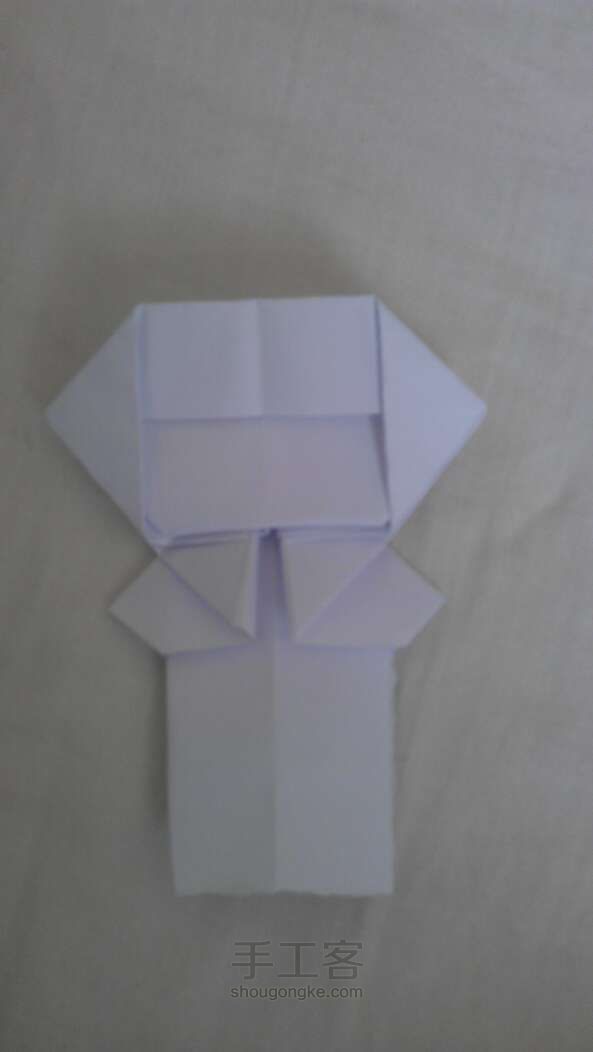 阳光小孩 折纸方法 第13步