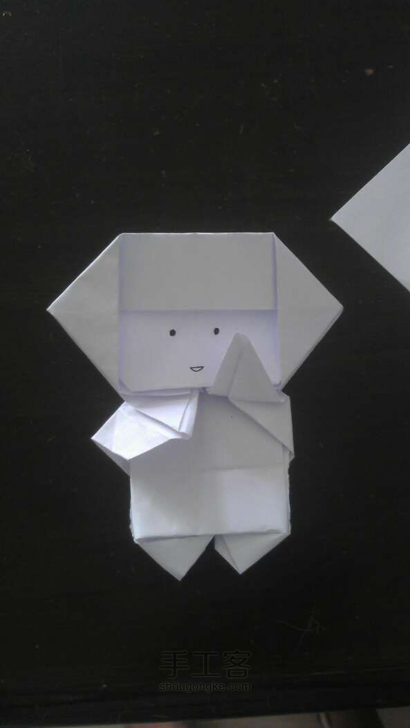 阳光小孩 折纸方法 第20步