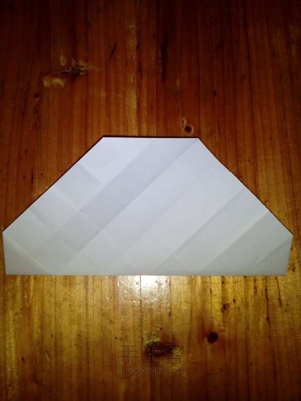 川崎玫瑰 折纸教程 第5步