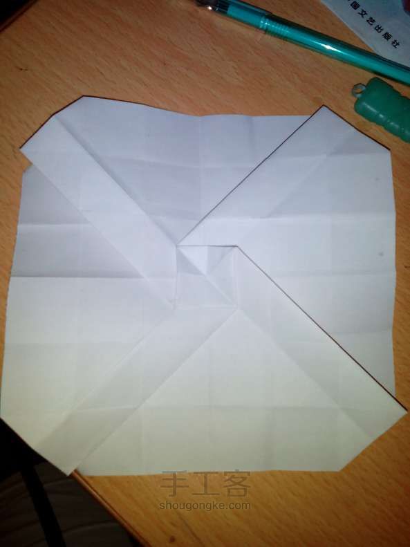 川崎玫瑰 折纸教程 第10步