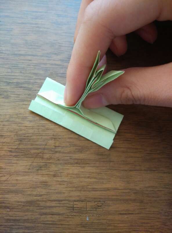 小盆栽折纸教程 第22步