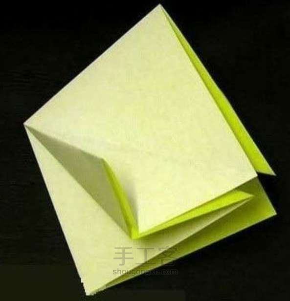 向日葵的折法 折纸教程 第3步