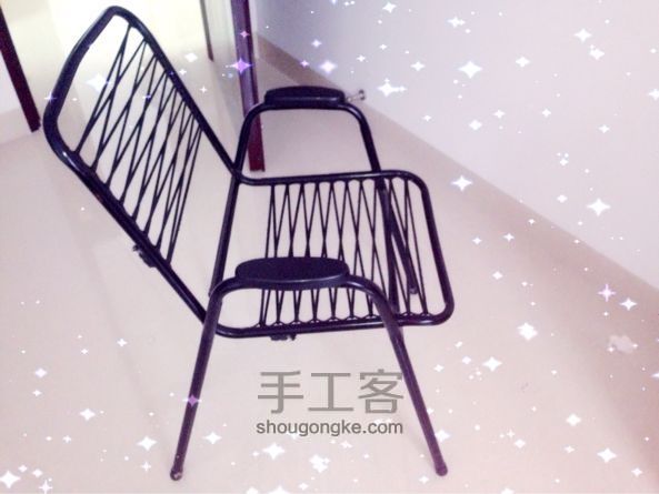 （原创教程）铁丝家具， DIY手工袖珍小家具，有教程 第3步