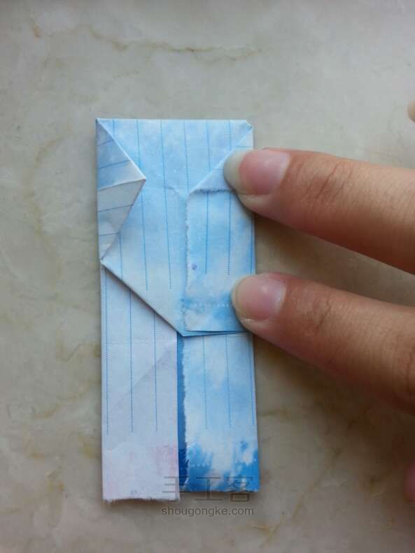 ✨✨✨爱心盒子折纸教程 折纸方法 第24步
