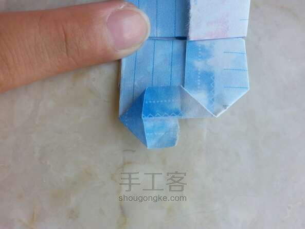 ✨✨✨爱心盒子折纸教程 折纸方法 第29步