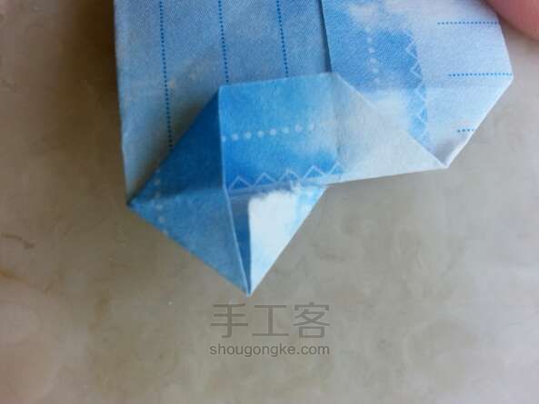 ✨✨✨爱心盒子折纸教程 折纸方法 第30步