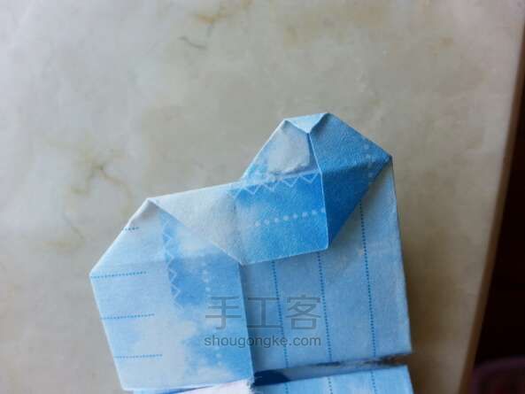 ✨✨✨爱心盒子折纸教程 折纸方法 第31步