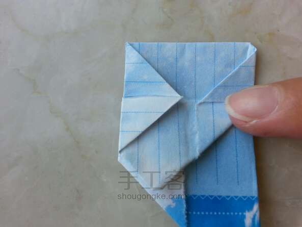 ✨✨✨爱心盒子折纸教程 折纸方法 第34步