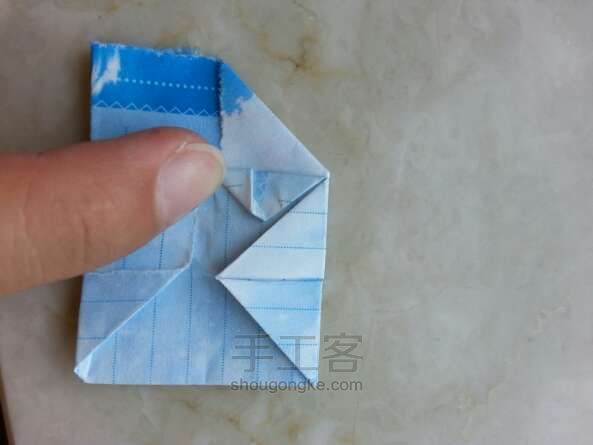 ✨✨✨爱心盒子折纸教程 折纸方法 第35步