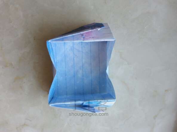 ✨✨✨爱心盒子折纸教程 折纸方法 第38步