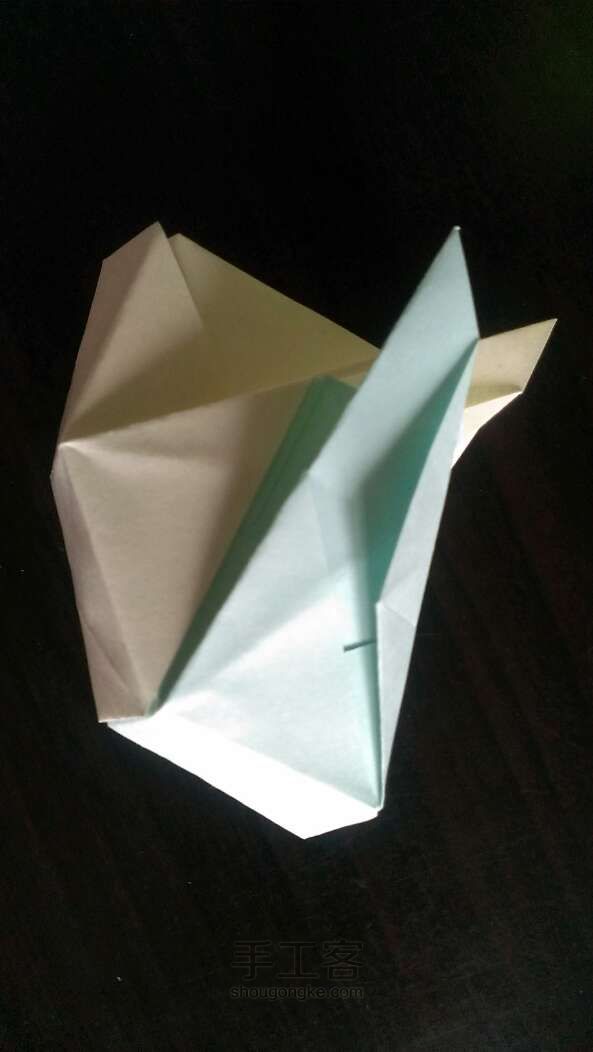 彩色礼盒  折纸方法 第12步