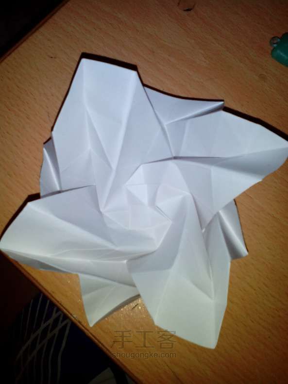 川崎玫瑰 折纸教程 第14步