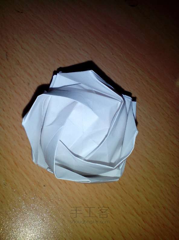 川崎玫瑰 折纸教程 第17步