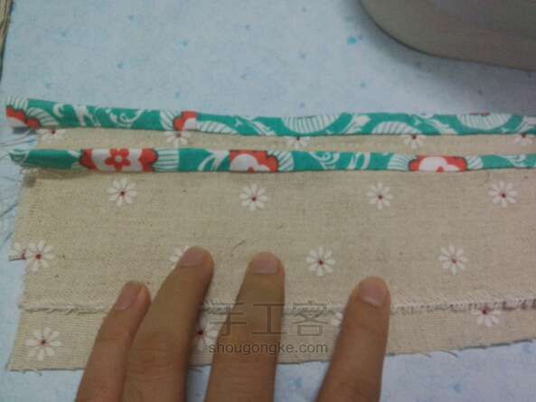 原创小清新刺绣钱包 DIY手工制作教程 第13步
