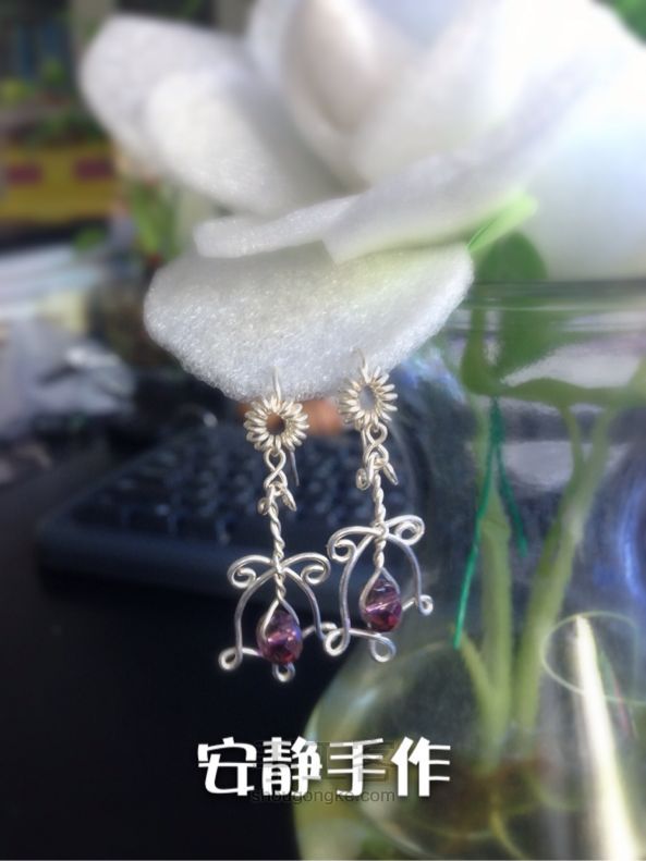 原创水晶耳坠 饰品DIY 手工制作教程 第1步