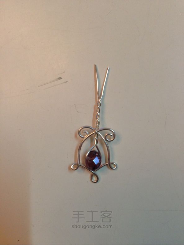 原创水晶耳坠 饰品DIY 手工制作教程 第8步