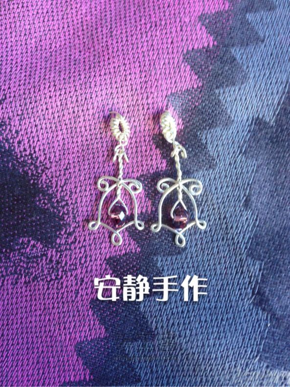 原创水晶耳坠 饰品DIY 手工制作教程 第11步