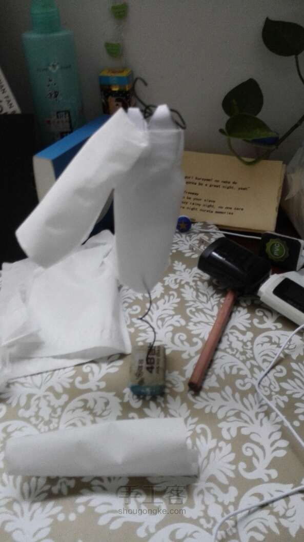 超简单婚纱2带上色教程红色汉服上身  DIY手工制作教程 第27步