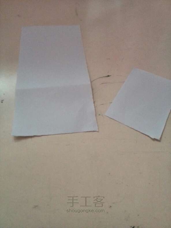 白荷花  折纸方法 第4步