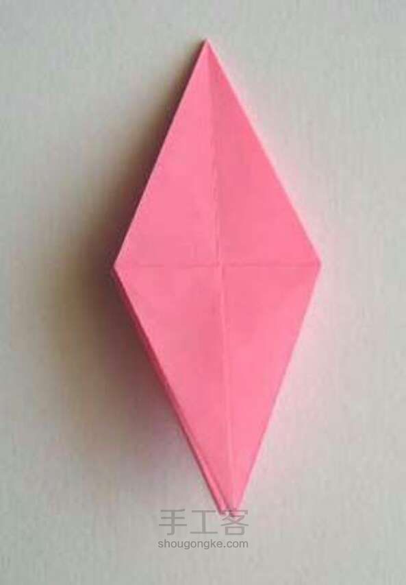 超美小清新百合花（有教程） 折纸方法 第12步
