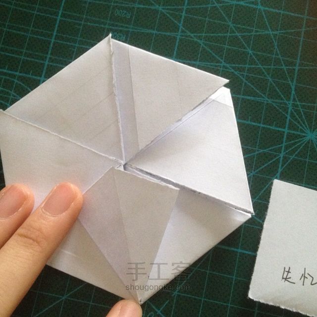 折纸雪花  教程 第15步