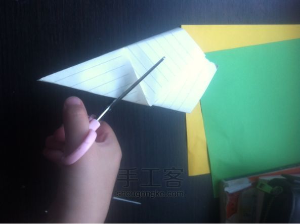 剪美美哒纸花  制作方法 第7步