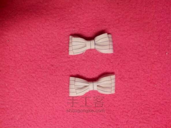 甜美蝴蝶结露肩泡泡袖条纹裙  DIY手工制作教程 第10步