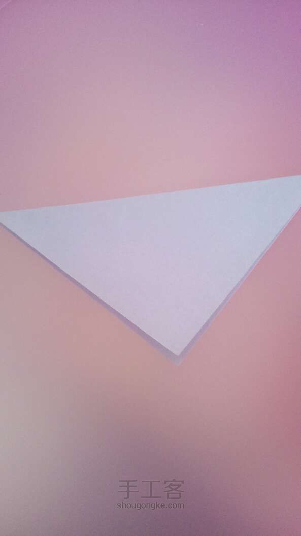 千纸鹤美美哒  折纸教程 第2步
