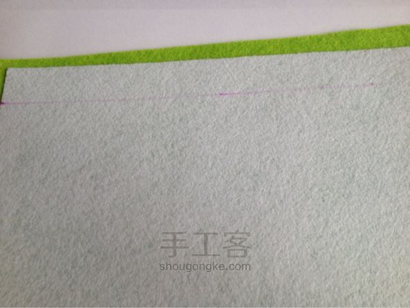 不织布手腕花  DIY手工制作教程 第1步