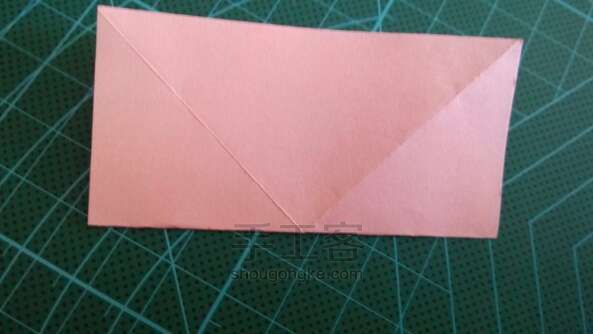 川崎玫瑰折纸方法 第3步