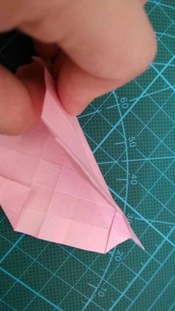 川崎玫瑰折纸方法 第11步
