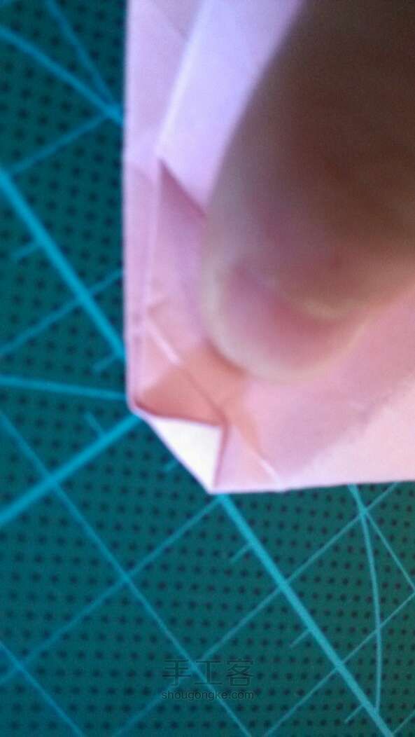 川崎玫瑰折纸方法 第15步