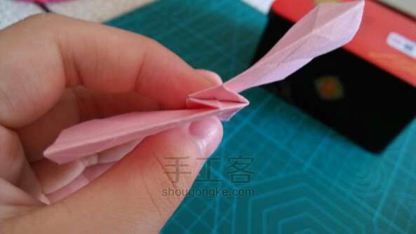 川崎玫瑰折纸方法 第20步