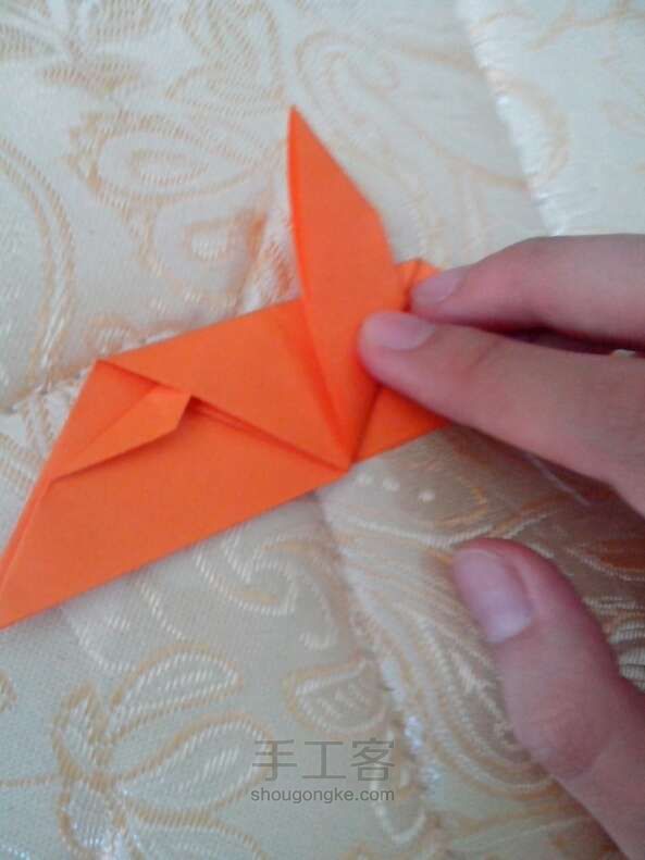 蝴蝶制作  折纸教程 第7步