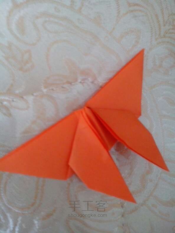 蝴蝶制作  折纸教程 第10步