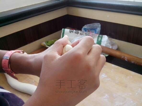 包饺子 美食教程 第4步